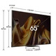 thumbnail image 2 of Televisor Hisense 65U8N 65" Mini-LED ULED 4K Google TV - Caja Reciclada, 2 of 3