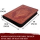 thumbnail image 3 of Carpeta para cartas coleccionables LYNX 360 bolsillos, rojo, cuero PU, 3 of 6