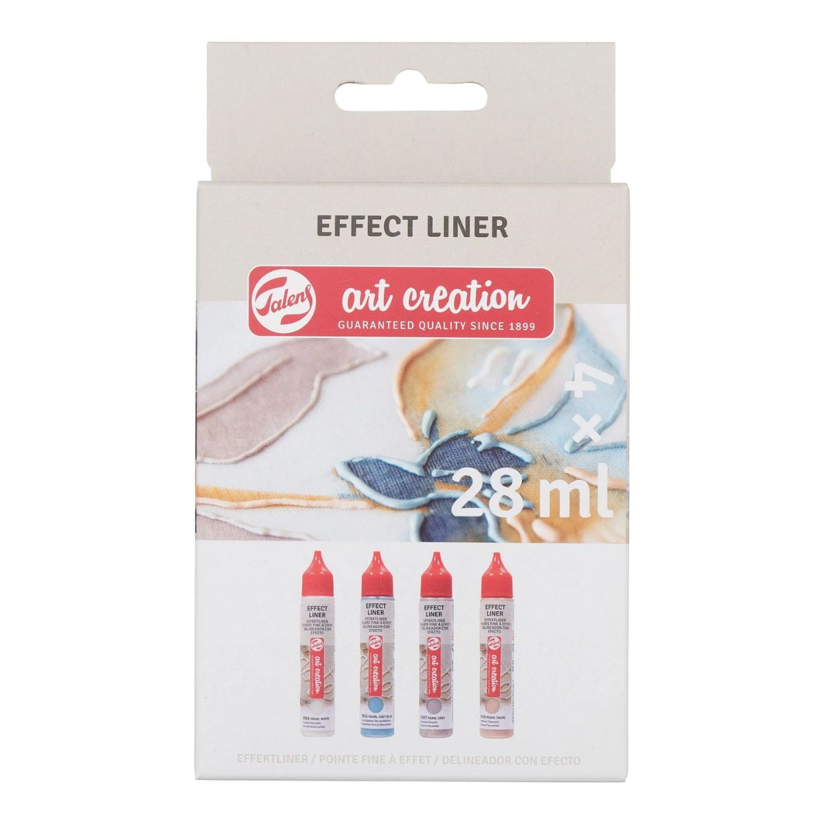 Pack 4 Delineador De Relieve Art Creation Aperlados 28ml