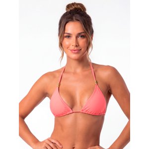 Samia - Bikini Estilo Triángulo Clásico Coral