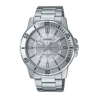 Reloj Casio Mtp-Vd01D-7Cvudf Acero Hombre Plateado Plateado