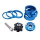 thumbnail image 5 of Espaciador De Auriculares De Bicicleta De 1 1/8 Pulgadas Con Casquillo Superior Juego De Tuercas De Estrella Azul, 5 of 5