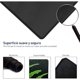 thumbnail image 4 of Mouse Pad Gamer Profesional, Alfombrilla De Ratón, Impermeable, Ergonómico, Base De Goma Antideslizante, Tamaño Grande (60 X 30 X 3 Cm), Altamente Duradero, Caucho De Calidad (verde), 4 of 6