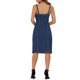 thumbnail image 3 of INSPIRE CHIC Vestidos de Mezclilla para Mujer Regreso a Clases Abotonado Sin Mangas Escote Corazón Midi Vestido de Jean Azul Oscuro XS, 3 of 6
