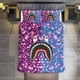 thumbnail image 2 of Abstract Pink Blue Bape Shake Camo Comforter Set Soft 3 Pcs Twin Bedding Sets Thicken for All Season, 2 of 5