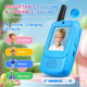 thumbnail image 4 of "2pz Azul T3 2-way Radios Walkie Talkie Belug Niños Con 22 Canal azul ", 4 of 4