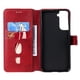 thumbnail image 2 of Funda Billetera para Samsung Galaxy S21 con Porta Tarjetas y Soporte Ajustable Rojo, 2 of 6