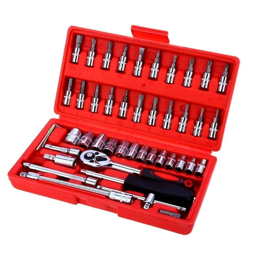 Aventura Store - Juego De Llaves De Vaso Y Herramientas De 46 Piezas