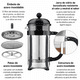 thumbnail image 5 of Cafetera Prensa Francesa 350 ml, blanco, 5 of 6