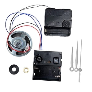 Bothyi - Mecanismo De Movimiento De Reloj De Pared Diy, Accesorios De Reloj Diy Con Caja De Timbre Musical, Estilo H