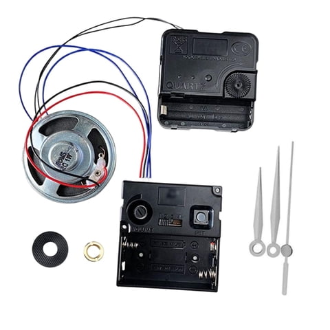 Bothyi - Mecanismo De Movimiento De Reloj De Pared Diy, Accesorios De Reloj Diy Con Caja De Timbre Musical, Estilo H