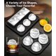 thumbnail image 2 of Bandejas para Cubitos de Hielo AMFOCUS con Tapa, Juego de 2, 2 of 7