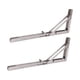 thumbnail image 1 of 2 Soportes De Estante Plegables Para Bricolaje, Para Balcón, Sala De Estar Y Baño, 16 Pulgadas, 1 of 5