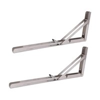 Bothyi - 2 Soportes De Estante Plegables Para Bricolaje, Para Balcón, Sala De Estar Y Baño, 16 Pulgadas