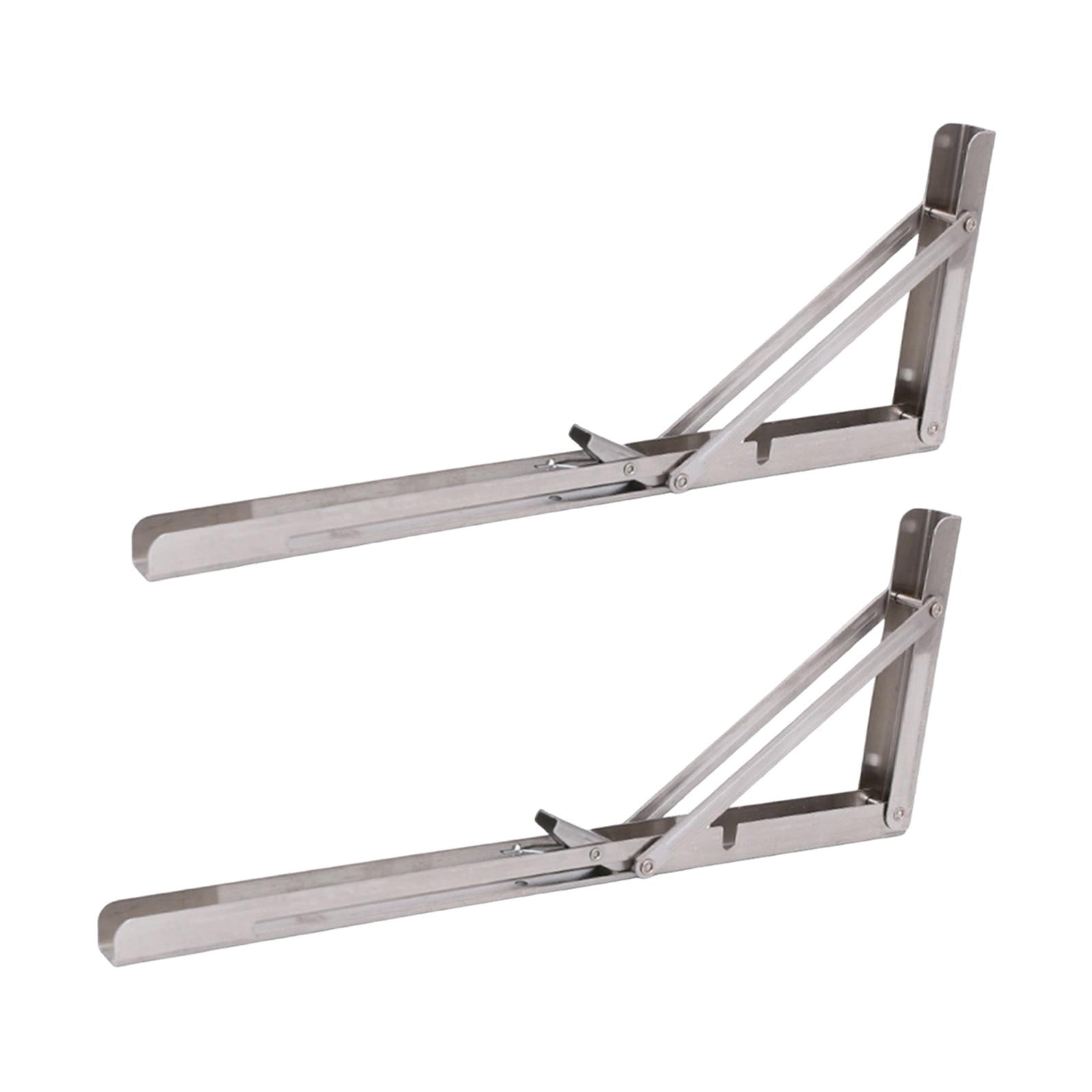 Bothyi - 2 Soportes De Estante Plegables Para Bricolaje, Para Balcón, Sala De Estar Y Baño, 16 Pulgadas