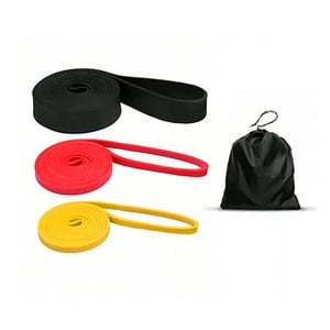 Genérico - Set De Super Bandas Amarilla Roja Negra + Bolso