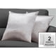 thumbnail image 5 of Almohada Monarch Specialties 9337 cuadrada 18x18 gris satinado x2, 5 of 8