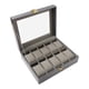 thumbnail image 4 of Caja Para Relojes Para Hombre, Organizador De Joyas Para Regalar, Ideal Para Negocios, Anillos, Pulseras, 10 Ranuras, 4 of 5