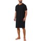 thumbnail image 4 of INSPIRE CHIC Camiseta de Pijama para Hombre con Cuello en V y Ribete de Bloque de Color, Manga Corta y Bolsillo en el Pecho, Talla S, Negro, 4 of 5