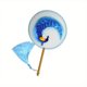 thumbnail image 1 of 1pc Embroidery Crafts Double-sided Embroidery Group Fan Palace Fan Handmade Fan Ancient Style Tourist Spot Photo Props Dance Double-sided Embroidery Fan, 1 of 3