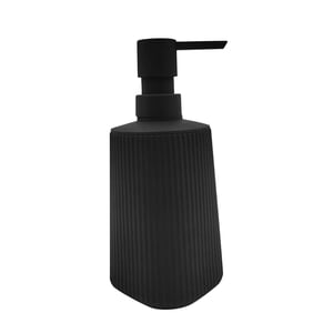 Bothyi - Dispensador De Jabón Líquido De 13 Oz, Loción Líquida Reutilizable Para Hotel, Cocina, Baño, Negro