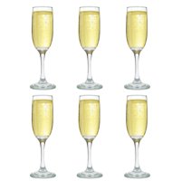 Cristar - Set 6 Copas Champagne Modelo Versalles 174Ml Espumante