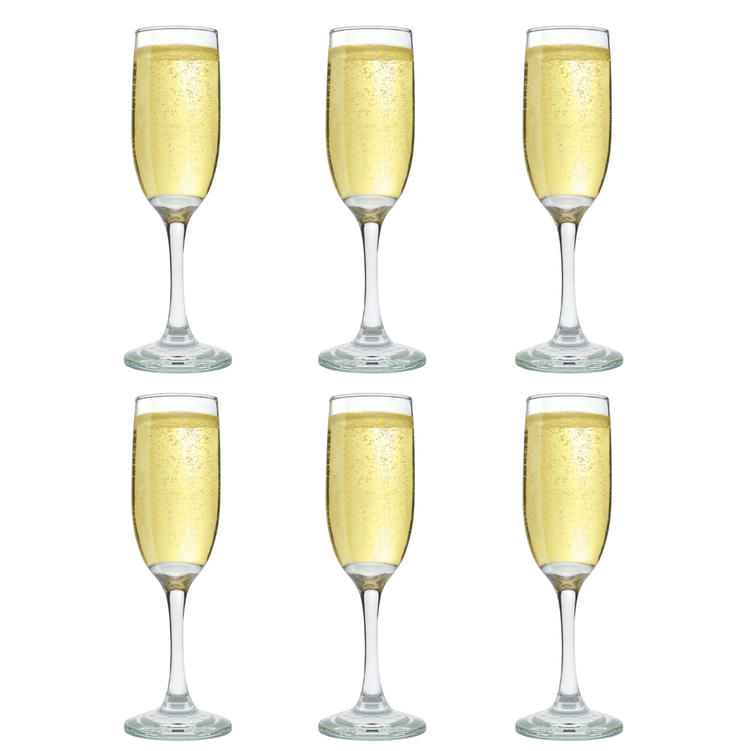 Cristar - Set 6 Copas Champagne Modelo Versalles 174ml Espumante