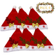 thumbnail image 1 of Pack 6 Gorros Navidad Reno Terciopelo Accesorio Navidad 2025, 1 of 4