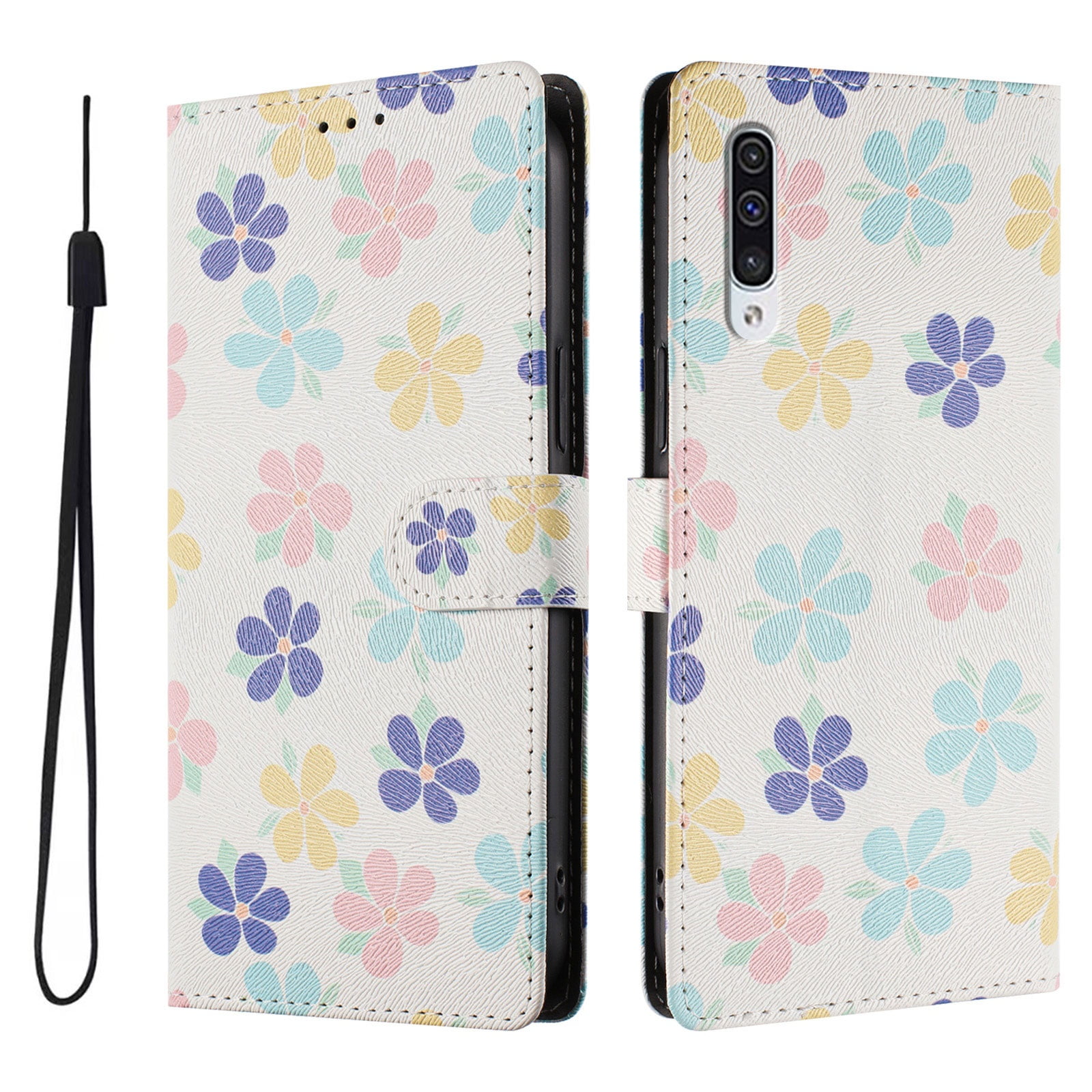 Foxdock Funda Tipo Cartera Para Samsung Galaxy A50/a50s/a30s Con Soporte Y Correa – Diseño De Patrones Lindos