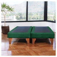 Latam Home - Base Europea Zen Tela Verde 2 Pza