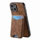 thumbnail image 5 of Funda Billetera con Soporte para iPhone 15 Protector Delgado Marrón, 5 of 6