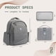 thumbnail image 4 of Mochila Gearbaby con enfriador para sacaleches y bolso cambiador 31 × 21 × 41 cm, 4 of 6