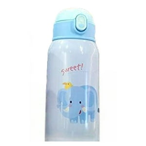 Total Upgrate - Botella De Agua Infantil 500Ml Diseño Elefante Azul