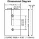 thumbnail image 2 of Wallplate Leviton 78009, 2 paneles, luz con interruptor, color almendra, termostato, 2 of 2