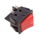 thumbnail image 1 of Interruptor Basculante Iluminado LED Rojo DPST De 4 Pines Impermeable Para Coche Y Barco Interruptor De Encendido/apagado, 1 of 3