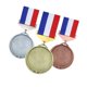 thumbnail image 1 of 3 Medallas De Metal En Blanco De Aleación De Zinc Con Cintas Para Competición Estilo C, 1 of 5