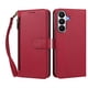thumbnail image 1 of Funda Tipo Billetera para samsung galaxy S26 con Soporte y Bolsillo con Cierre Rojo, 1 of 1