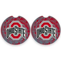 Set Car Coasters Set Ohio State Buckeyes University Magnolia Lane