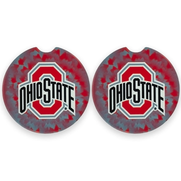 Set Car Coasters Set Ohio State Buckeyes University Magnolia Lane
