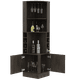thumbnail image 3 of Bar Esquinero FM Cafe Oscuro con Soporte para Copas, 3 of 8