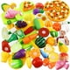 thumbnail image 1 of 20pcs/set Kitchen Food Toys, Fruits Vegetables Cutting Toy, Reusable Pretend Kitchen Kids Toys, 1 of 3