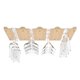 thumbnail image 1 of Soporte para copas de vino SMITCO, de madera, para debajo del armario, 12 vasos, 1 of 7