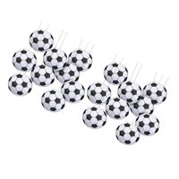 Magideal - Linternas De Papel De Fútbol De 10 Piezas Para Mesa De Fiesta De Cumpleaños Con Temática Deportiva Para Eventos