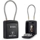 thumbnail image 1 of Caja de Seguridad para Llaves con Candado de Hierro y Cable Negro, 1 of 9