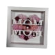 thumbnail image 2 of Caja De Sombra De Flores De Mamá Personalizada Para La Sala De Estar Festivales Días Festivos Fucsia, 2 of 5