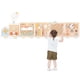 thumbnail image 1 of Entrenamiento Activity Wall Busy Board Pillowhale Train 12 en 1 para niños pequeños, 1 of 7