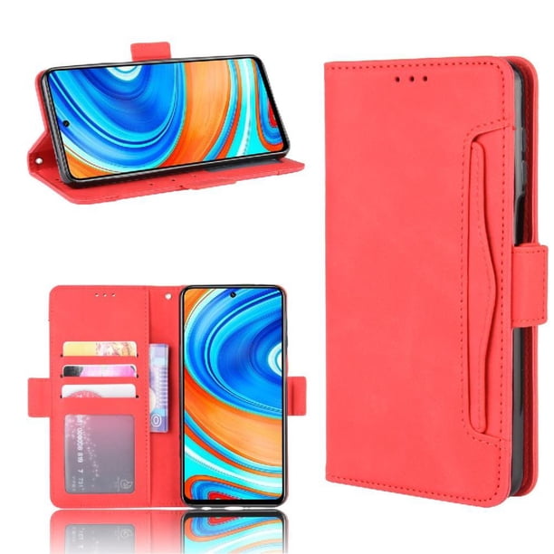 Funda Cartera Magnética para Xiaomi Redmi Note 9 PRO MAX- Tarjetero Desmontable, Cuero PU, Soporte
