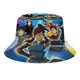 thumbnail image 1 of La Leyenda de Korra Sombrero bucket para adultos, gorra de protección solar, sombrero de pescador plegable para viajes al aire libre, pesca y actividades de verano, 1 of 6
