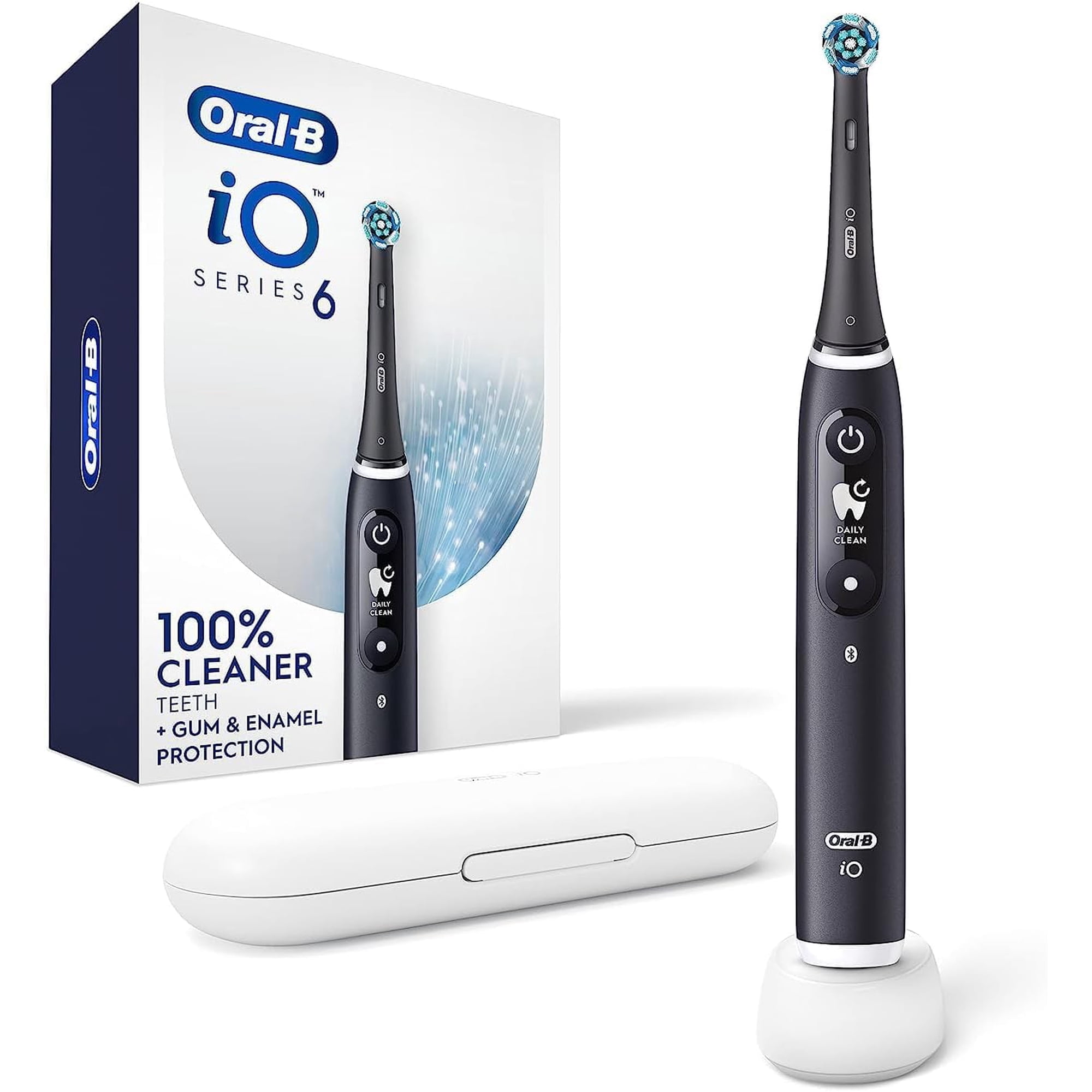 Cepillo de dientes eléctrico Oral-B iO Series 6 recargable negro | Lider