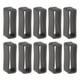 thumbnail image 1 of 10 Piezas Correa De Reloj De Reemplazo De Goma Trabillas De Correa De Cuero 24mm Gris Oscuro, 1 of 3